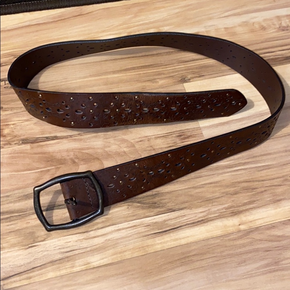 Cute brown Belt with designs and jewels